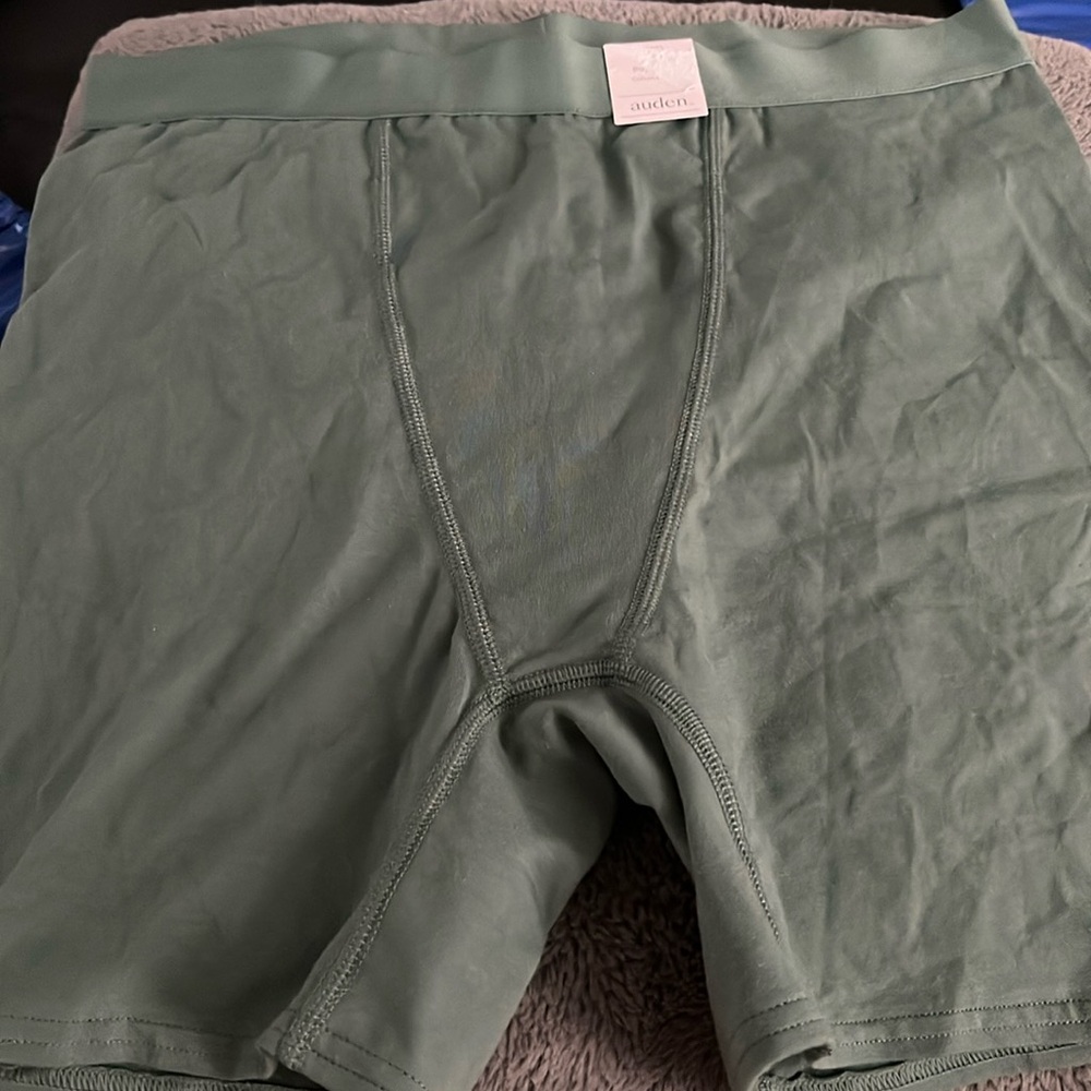 NWT! Auden green boy short underwear. Womens XL